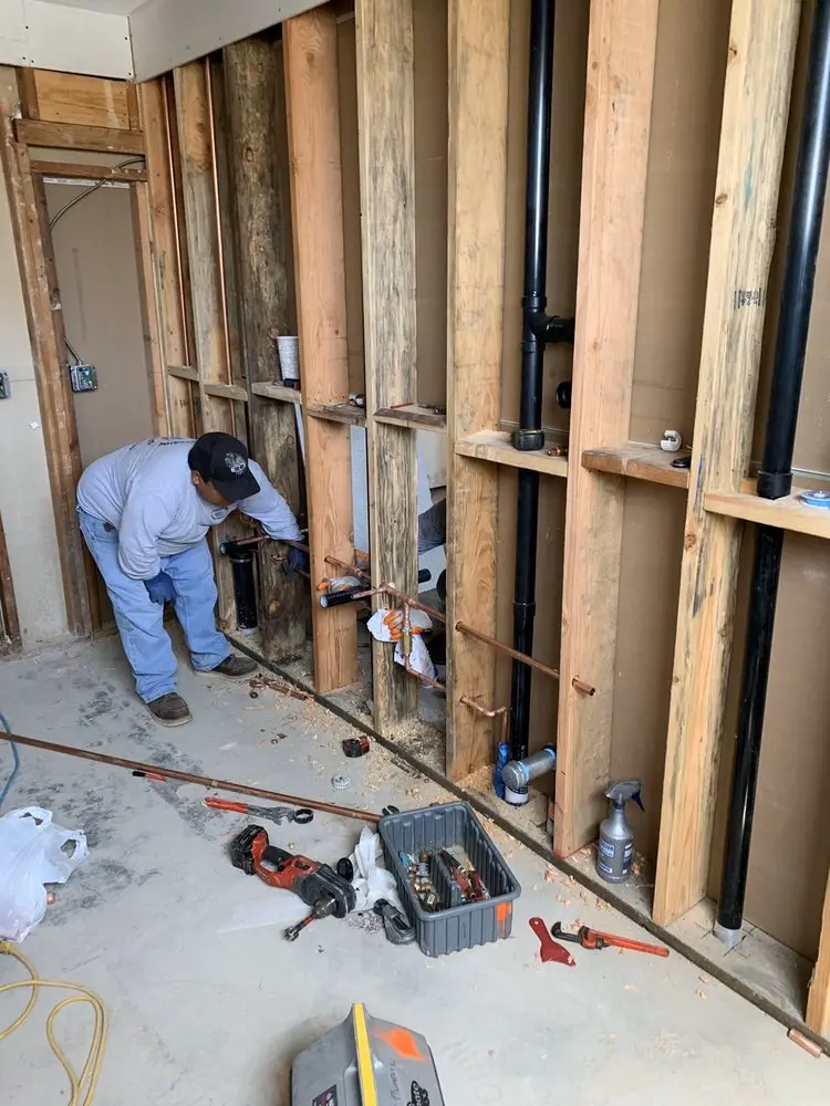 Commercial rough-in plumbing for Commercial Plumbing in North Leominster